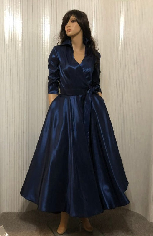 Two pieces dress, Taffeta dress