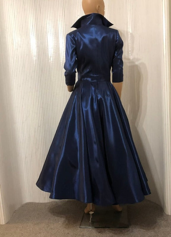 Two pieces dress, Taffeta dress