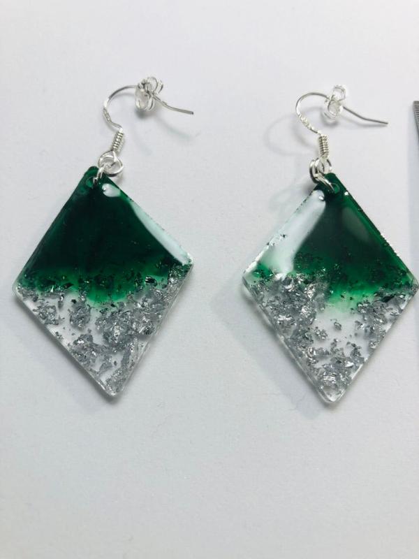 Resin earrings