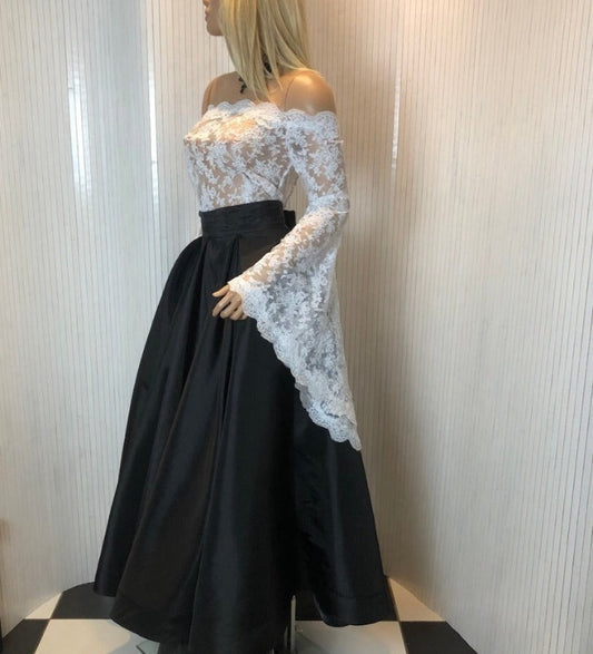 Off-shoulder top, floral corded lace top, Lace bridal top, Wedding top