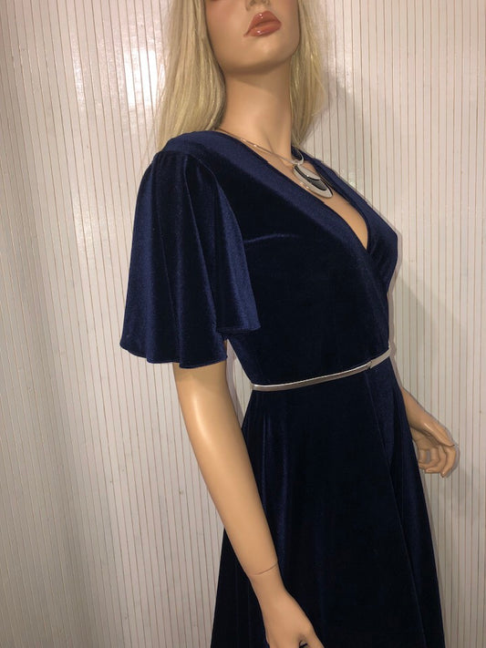 Elisa velvet dress, Classic dress, Evening dress, Bridesmaid dress