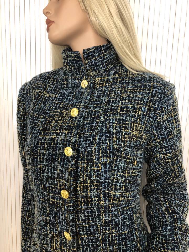 Maxi Coat, Long high collar Coat,