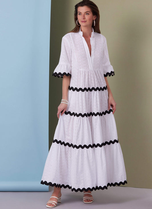 Brigitte Cotton Ruffle dress