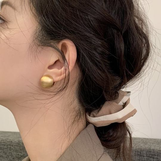Spherical Hoop Earrings