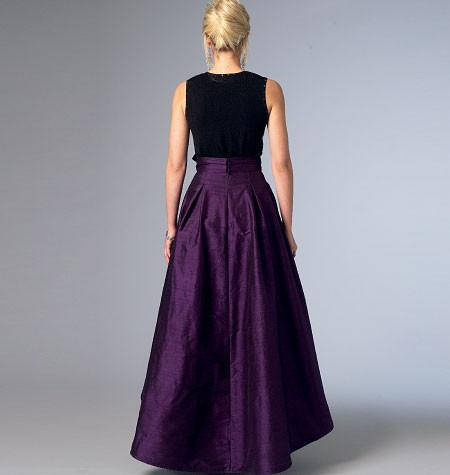 Dora taffeta skirt