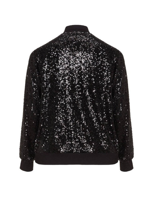 SEQUIN BOMBER JACKET
