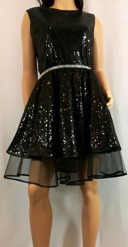 Sequin dress, Bridesmaid Dress, Little black dress, black dress,