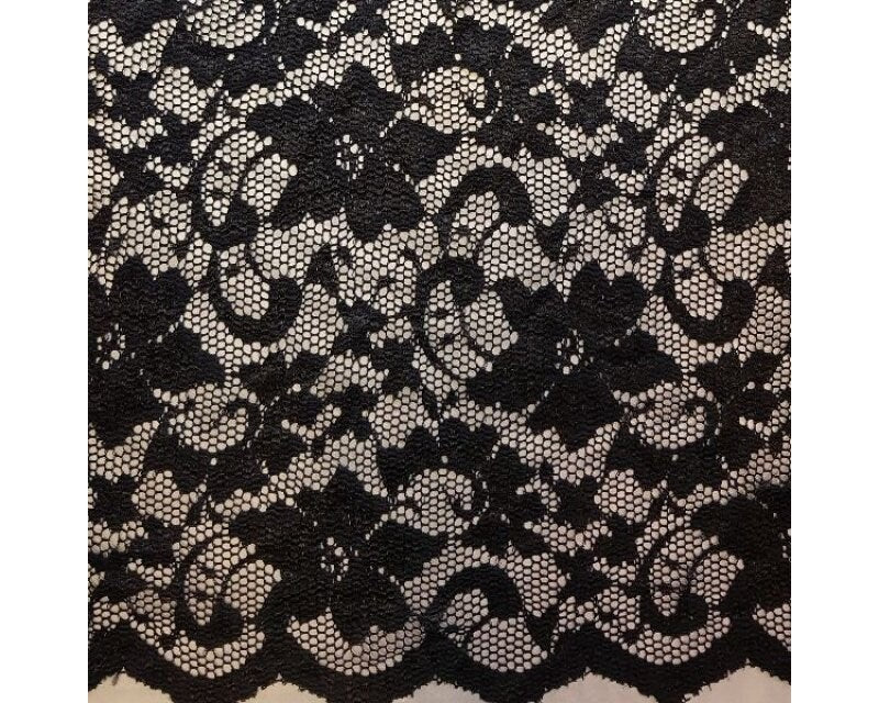 BLACK LACE PONCHO