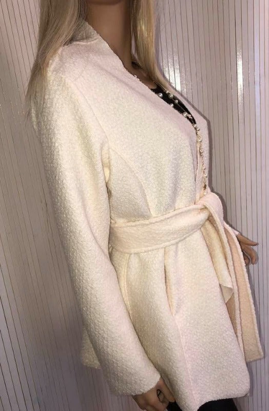 Debbie Wool Mix Wrap Coat
