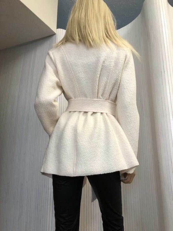Debbie Wool Mix Wrap Coat
