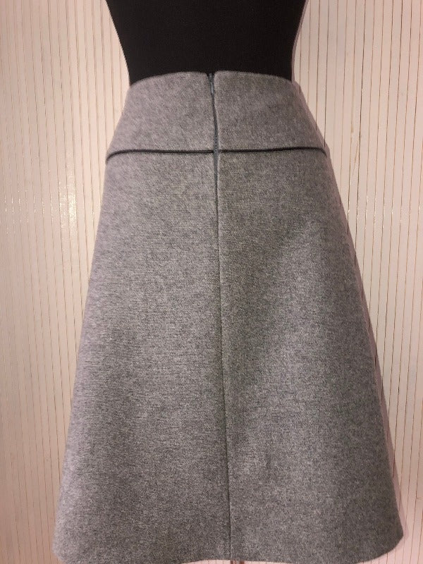 Wool mix skirt