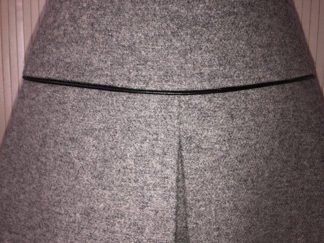 Wool mix skirt
