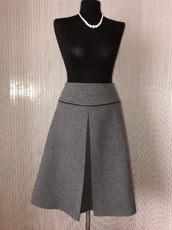 Wool mix skirt