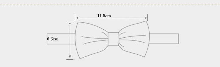 Pre-Tied Bow Tie (with an adjustable neck strap)