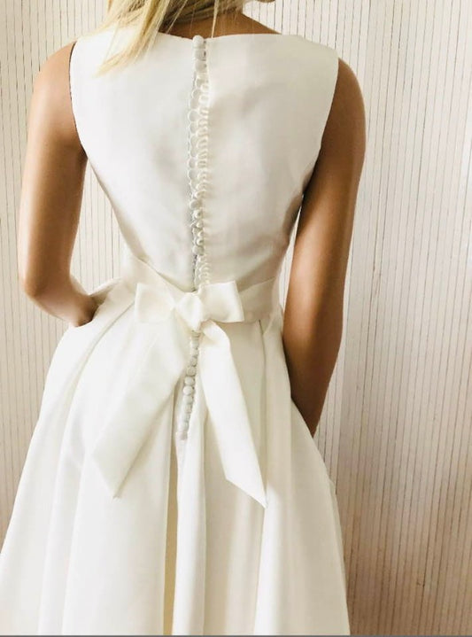 JOSEPHINE dress, Midi dress, White dress