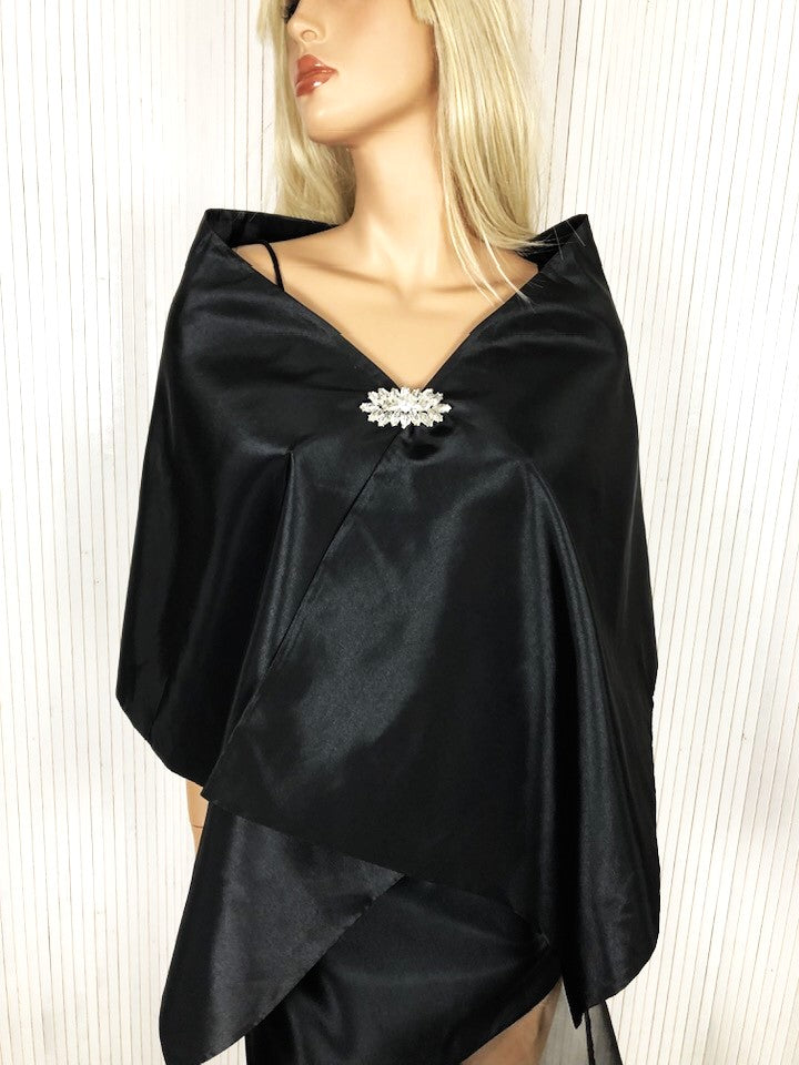 Lucy taffeta wrap, taffeta wrap shawl, wedding shrug