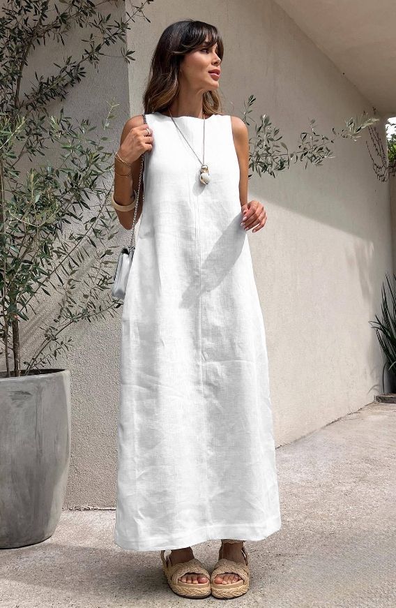 Nora linen dress