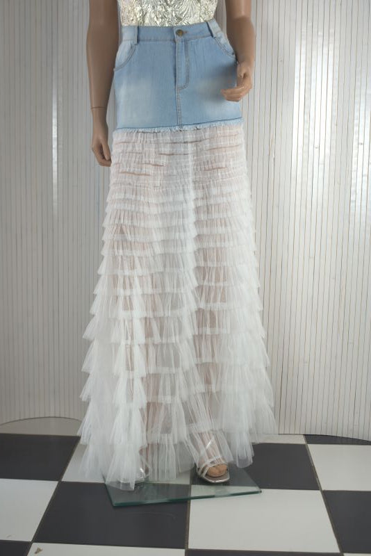 Jeans skirt, Tulle skirt